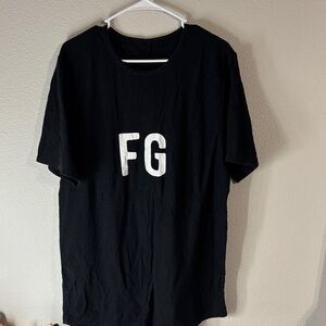 Black FG Graphic Short Sleeve Shirt Carbon Sz XL